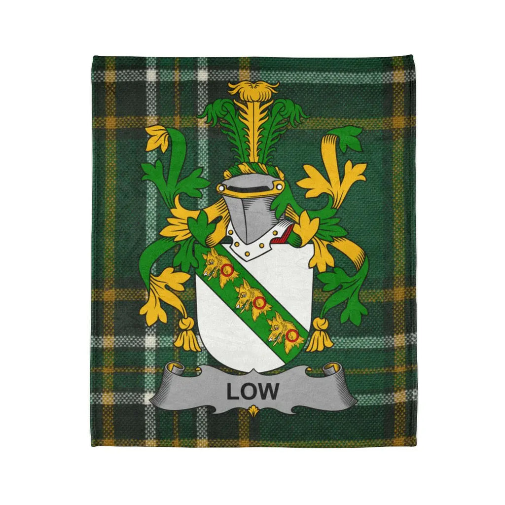 Low Family Crest Tartan Blanket Product