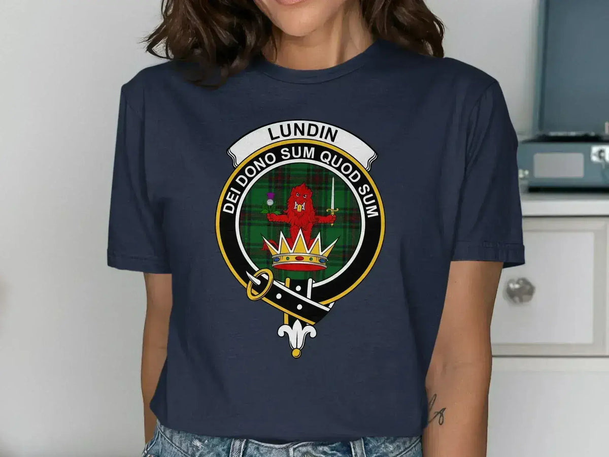 Clan Lundin Crest Emblem Graphic Tee