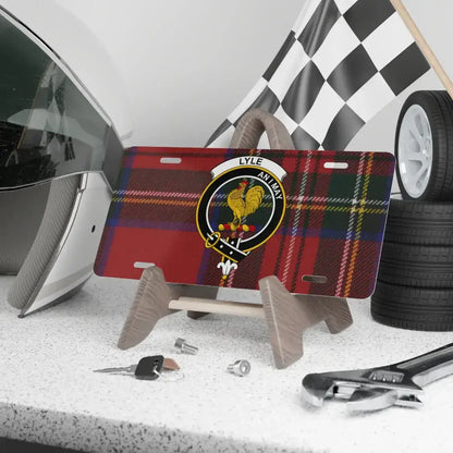 Scottish Tartan Clan Badge License Plate product
