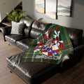 Personalized Lynam Family Crest Blanket for Sofa Decor