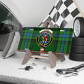 Clan Lyon tartan crest novelty license plate — In Te Domine Speravi design, 12x6 inch aluminium