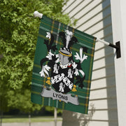 Lyons Irish Family Crest Garden Flag