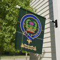 MacAlpin Crest Emblem on Outdoor Patio Flag