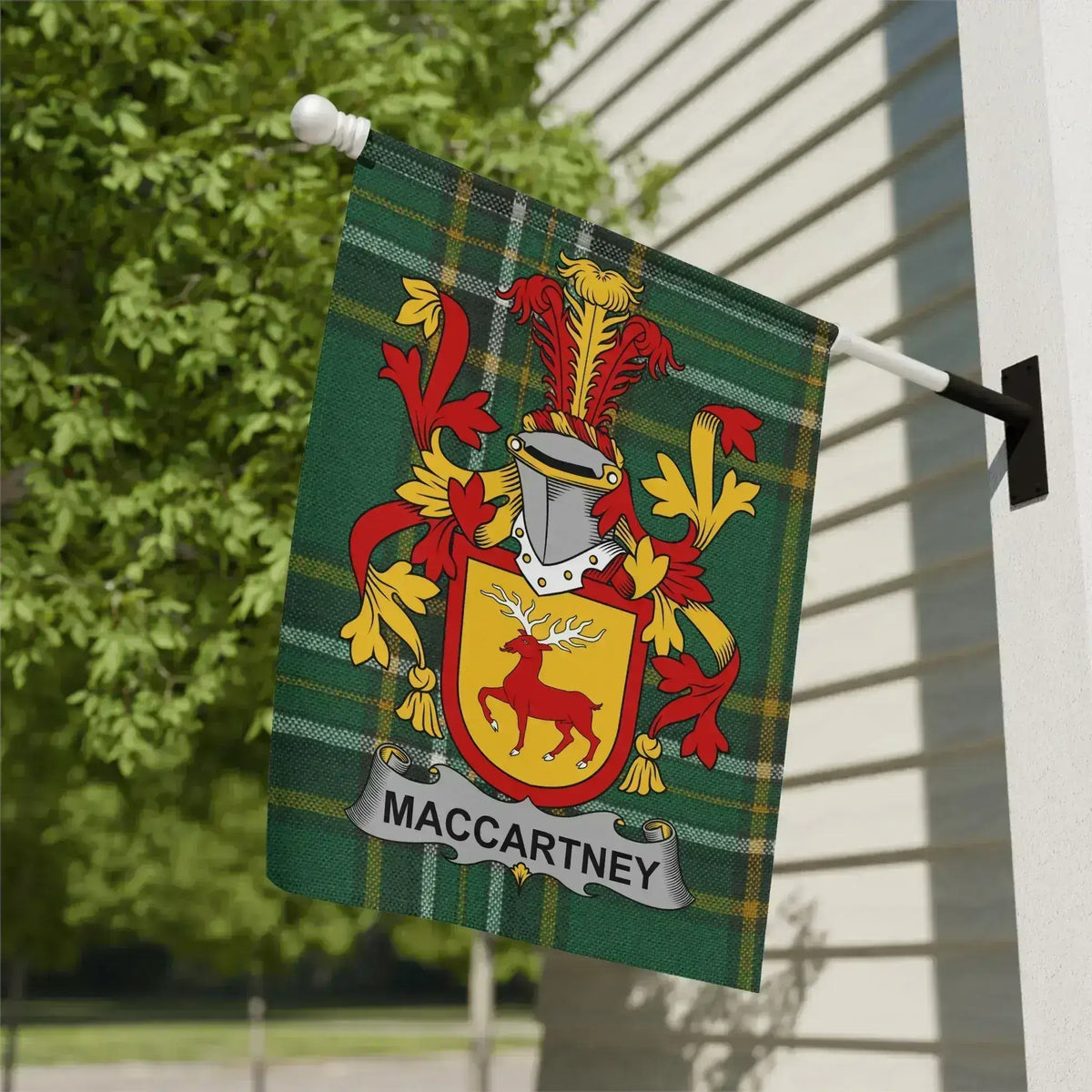 Personalized Family Crest Flag Wall Hanging Decoration