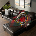 MacDuff Clan Crest Tartan Plaid Design Decorative Blanket