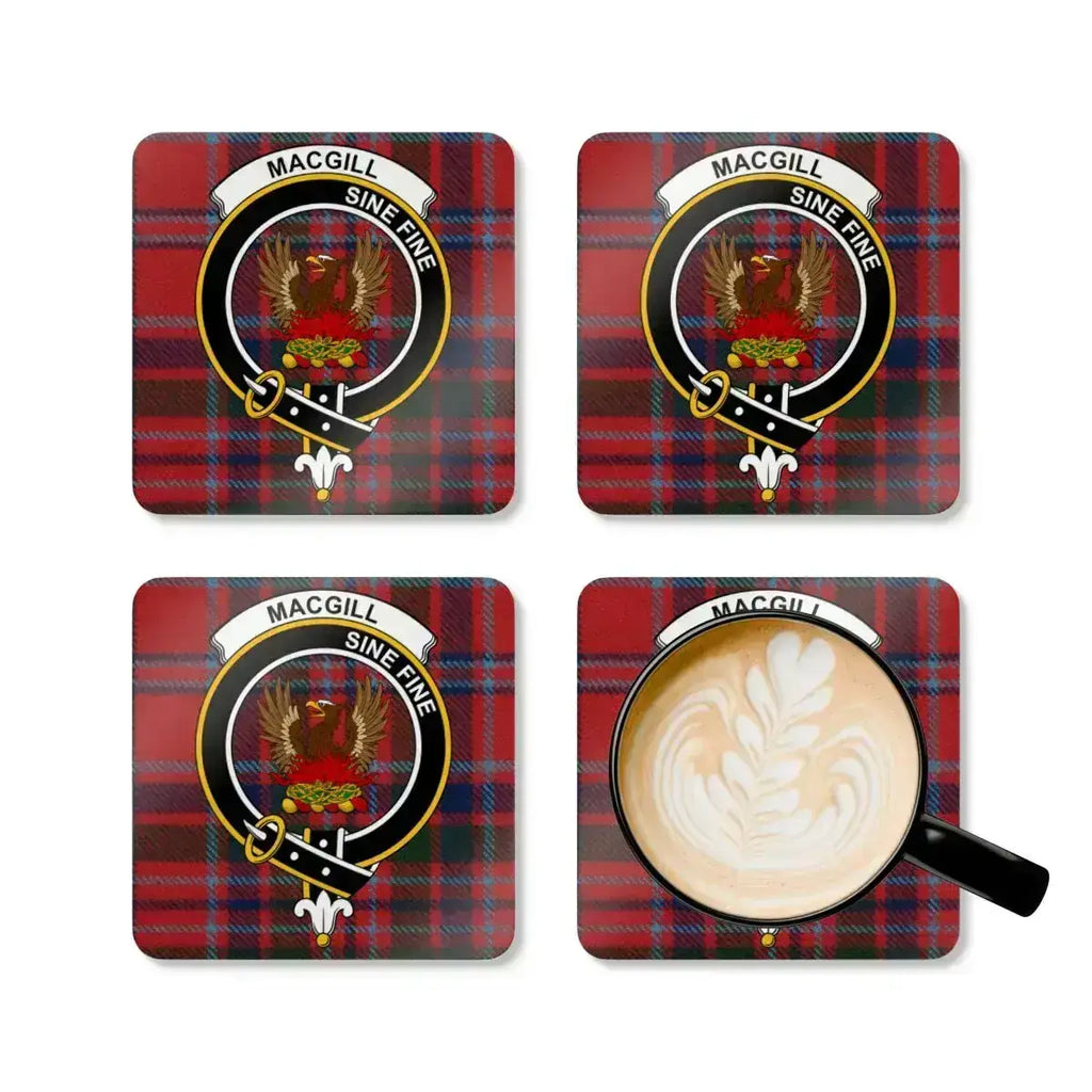 Macgill Sine Fine Plaid Pattern Coasters Product