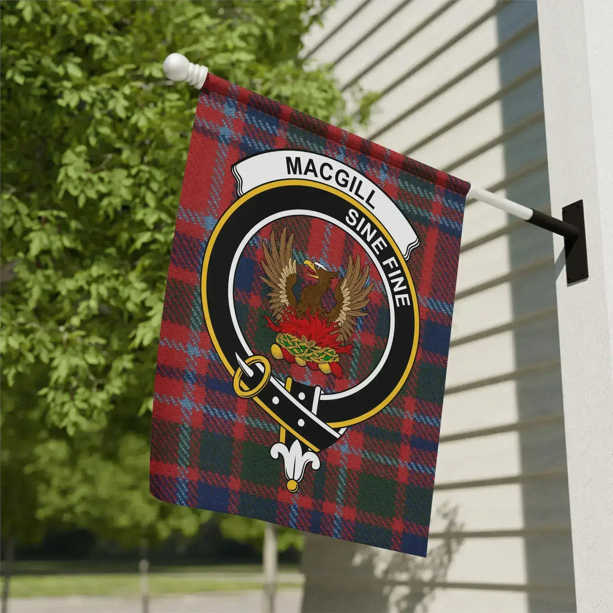 MacGill Sine Fine Plaid House Flag