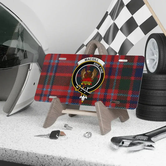 MacGill Scottish Clan Tartan License Plate product