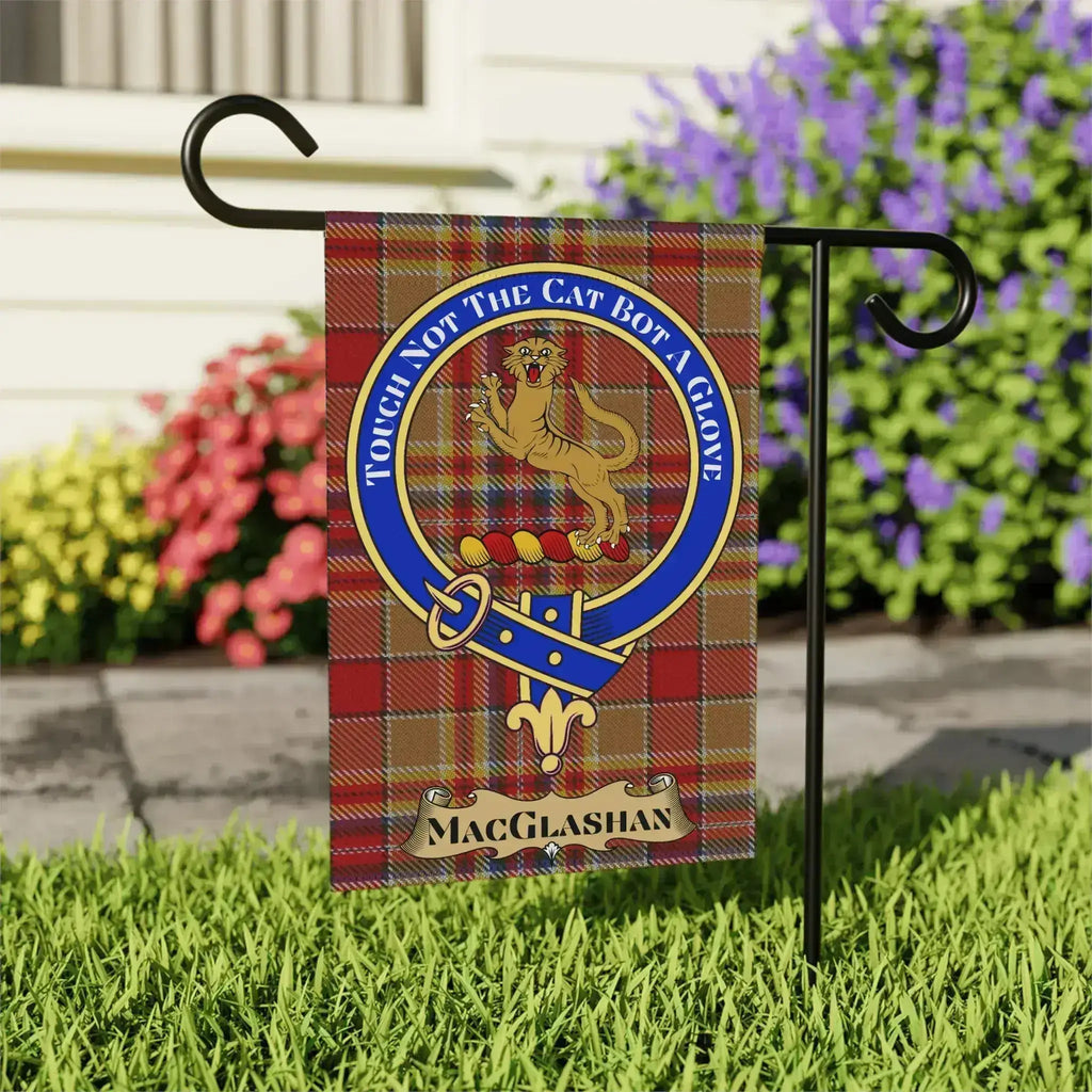 Personalized MacGlashan Crest Garden Flag