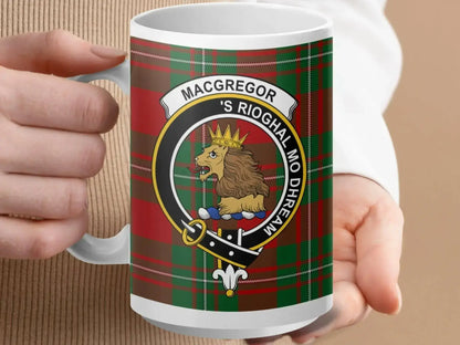 Macgregor Clan Crest Red Tartan Coffee Mug Product