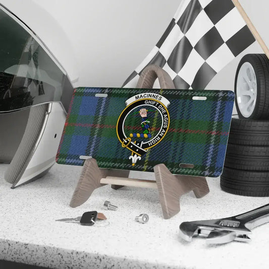 Personalized Tartan Design Car License Plate product