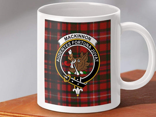 MacKinnon Audentes Fortuna Juvat Plaid Mug product