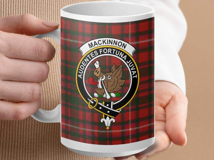 Mackinnon Audentes Fortuna Juvat Plaid Design Mug product