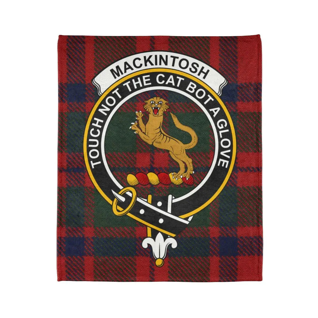 Scottish Clan Mackintosh Touch Not the Cat Blanket