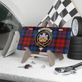 MacLachlan Scottish clan crest tartan novelty license plate — 12x6 aluminium with Fortis et Fidus heraldic design