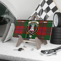 MacLean clan crest plaid pattern novelty license plate — 12x6 aluminium with Virtue Mine Honour heraldic design