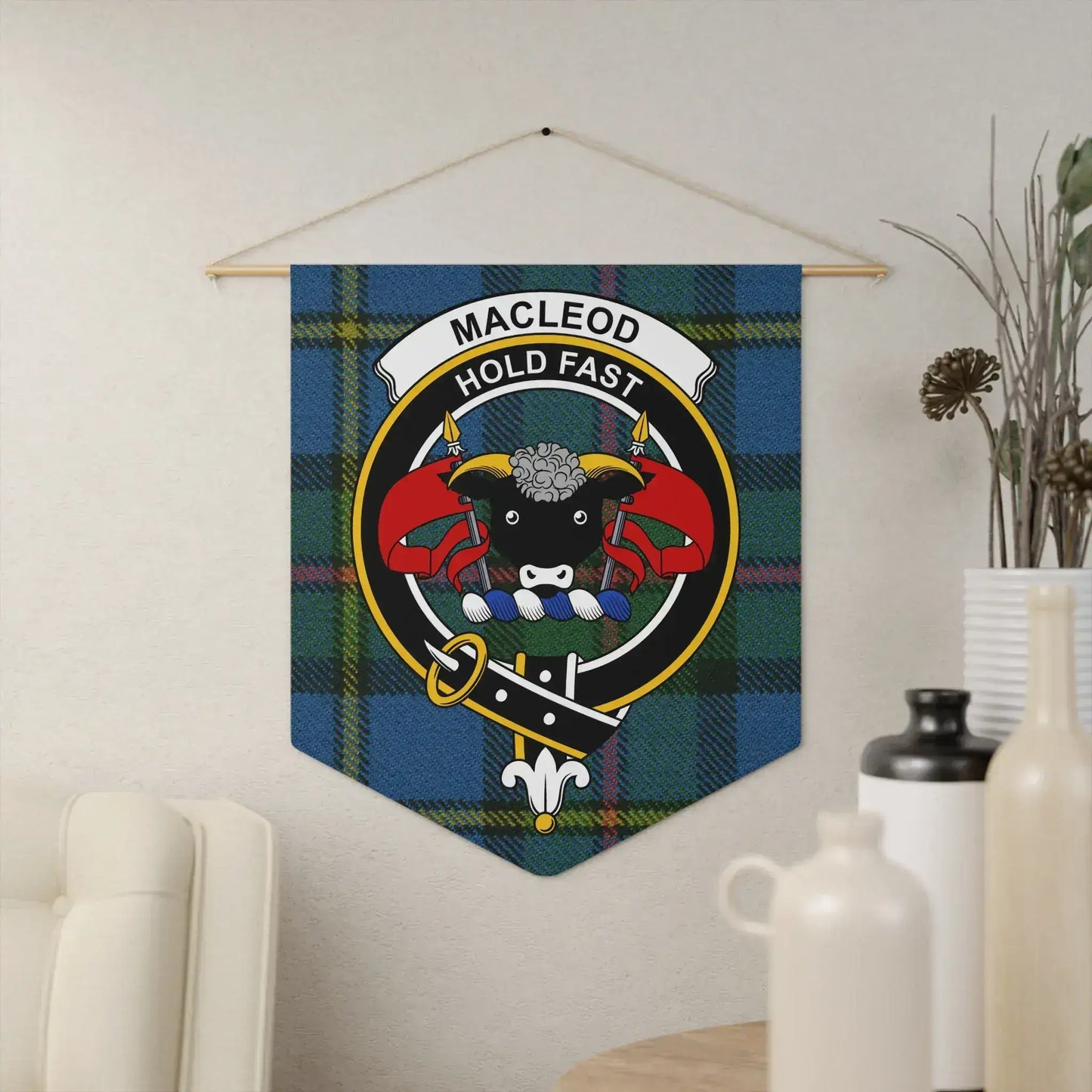 MacLeod Hold Fast Tartan Wall Hanging Decor product type