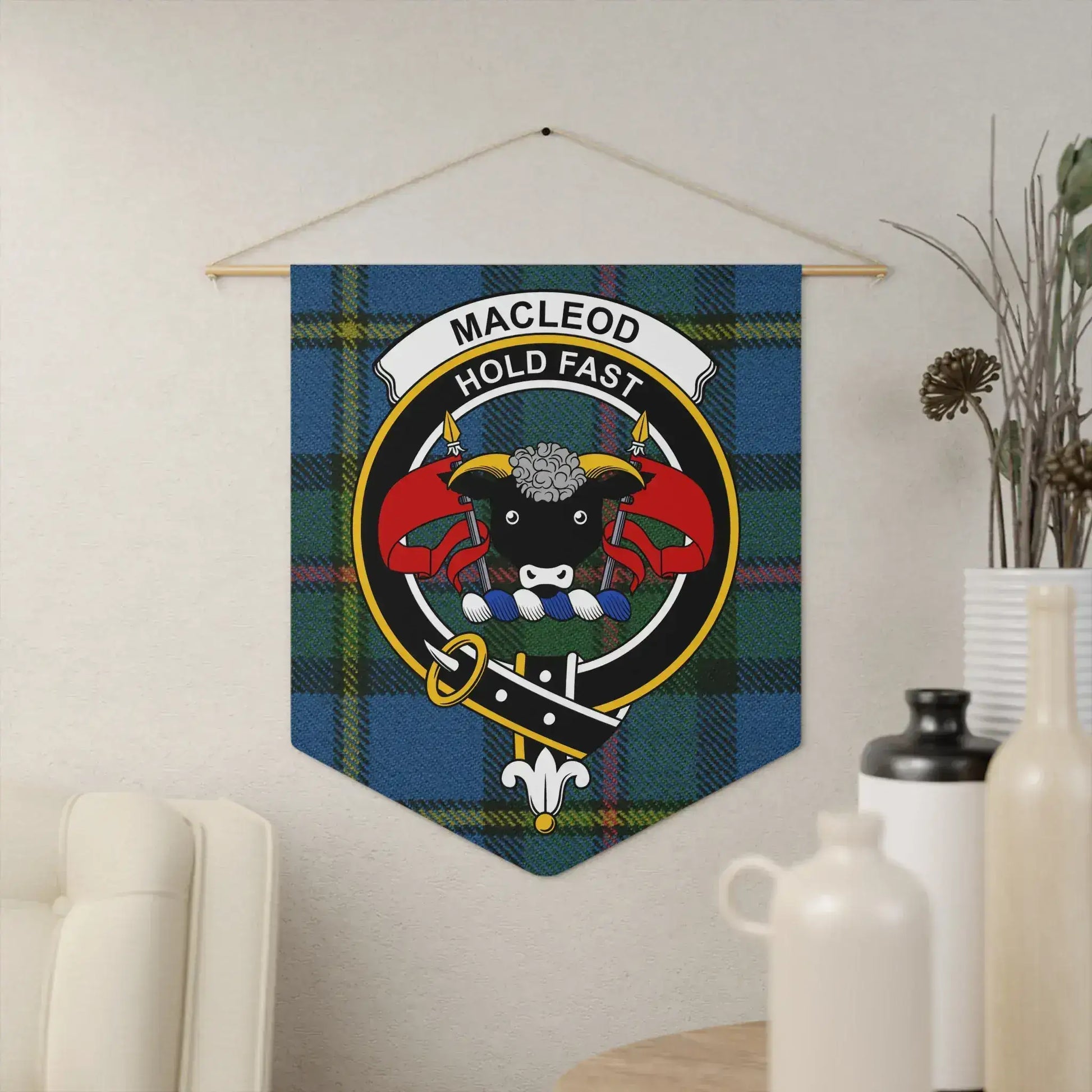 MacLeod Hold Fast Tartan Wall Hanging Decor product type