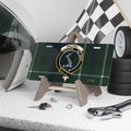 Clan MacNeil crest tartan novelty license plate — 12x6 inch aluminium with printed clan design