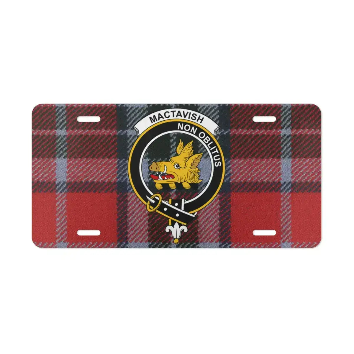 Mactavish Non Oblitus Custom License Plate product