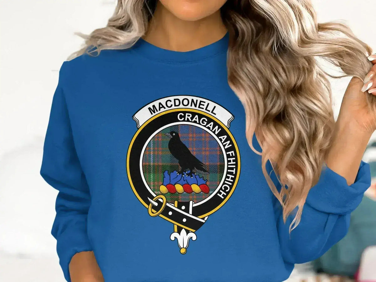 Macdonell Cragan An Fhithich Emblem Blue Sweatshirt