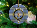 Macdowall VINCERE VEL MORI Family Crest Ornament