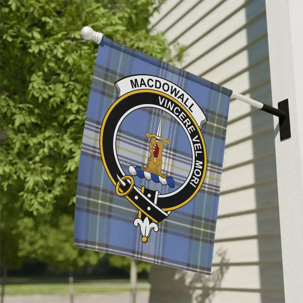 Macdowall Vincere Vel Mori Plaid House Flag