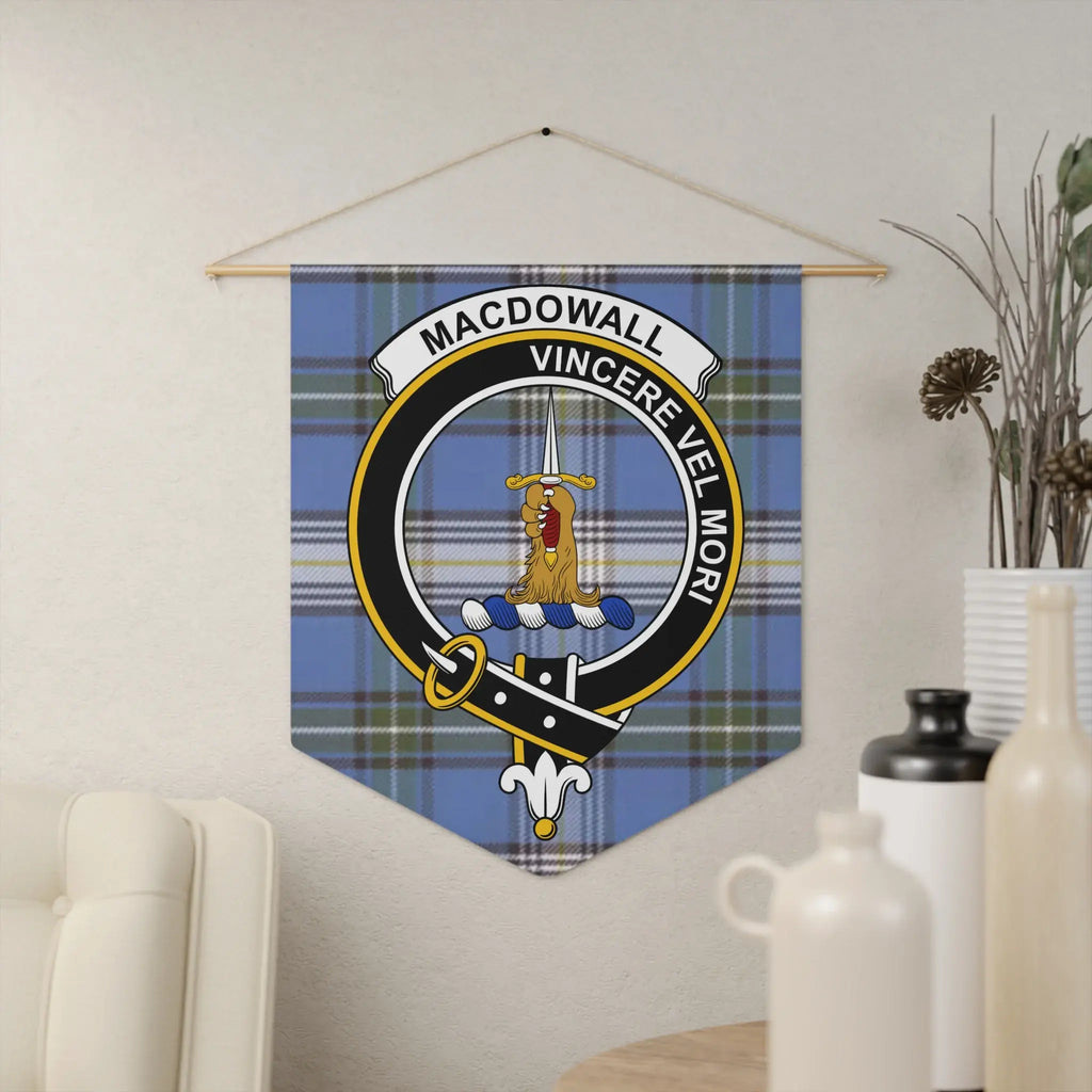 Macdowall Vincere Vel Mori Plaid Wall Hanging