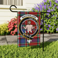 MacFarlane clan crest tartan garden flag 24x32 inches — decorative outdoor clan display