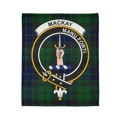 Mackay Manu Forti Crest Emblem Blanket