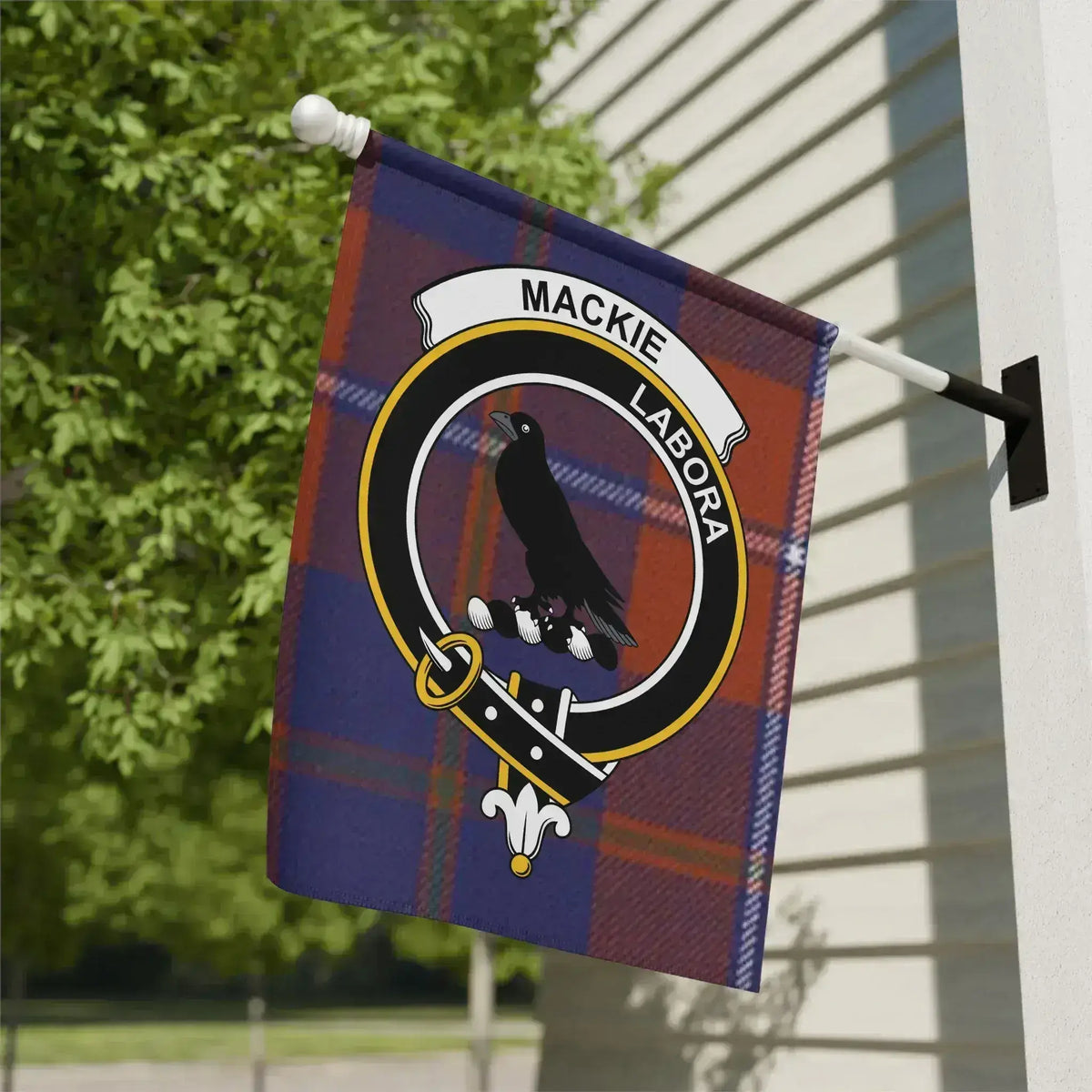 Mackie Labora Plaid House Flag