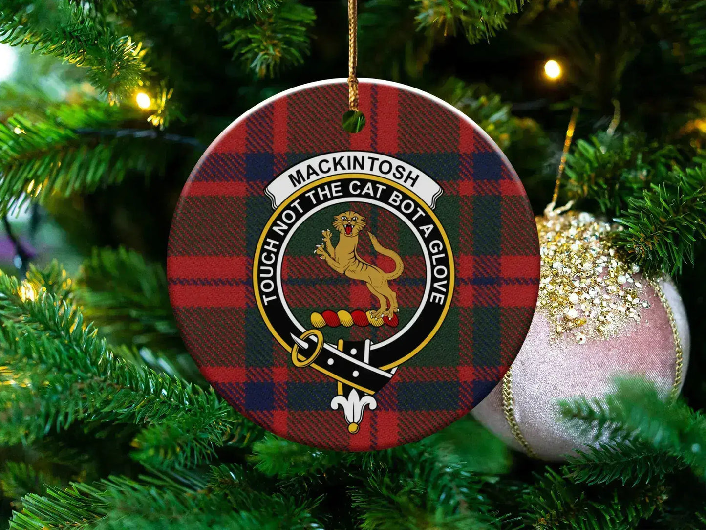 Mackintosh Touch Not The Cat Bot A Glove ornament