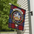 MacLachlan Fortis et Fidus clan crest garden flag 12x18 inches — poly poplin-canvas outdoor display