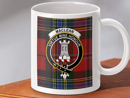 MacLean Crest Plaid Mug Virtue Mine Honour product type