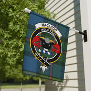 MacLeod Clan Crest Tartan Garden Flag – Scottish Heritage