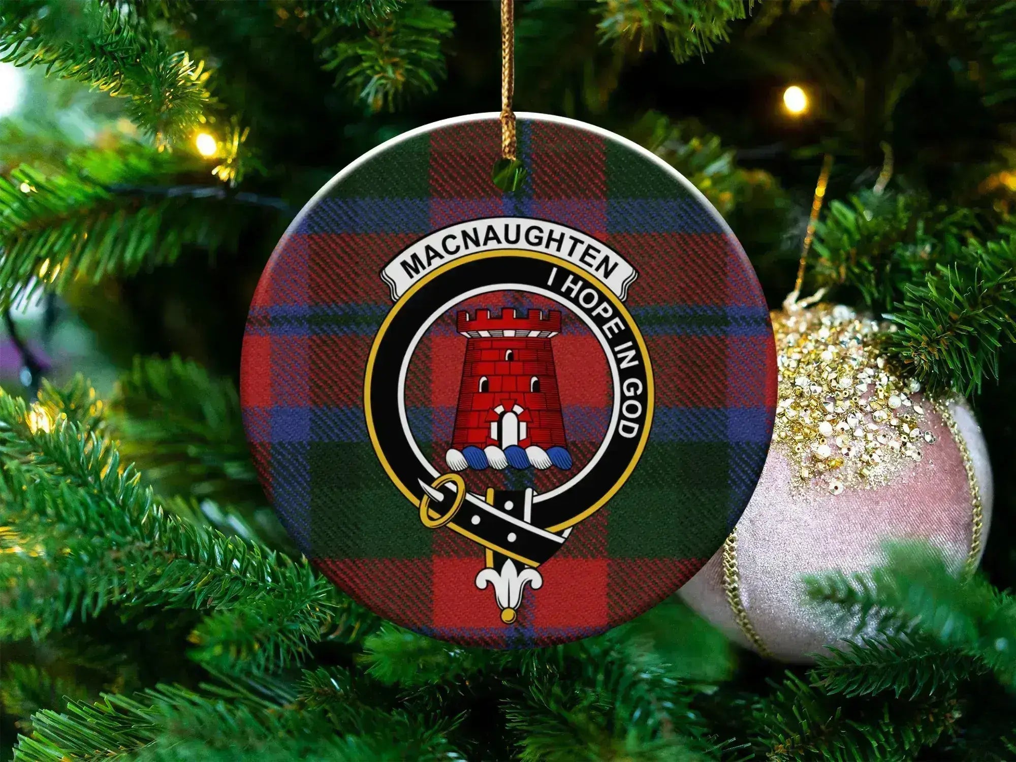 Macnaughten I Hope In God Tartan Christmas