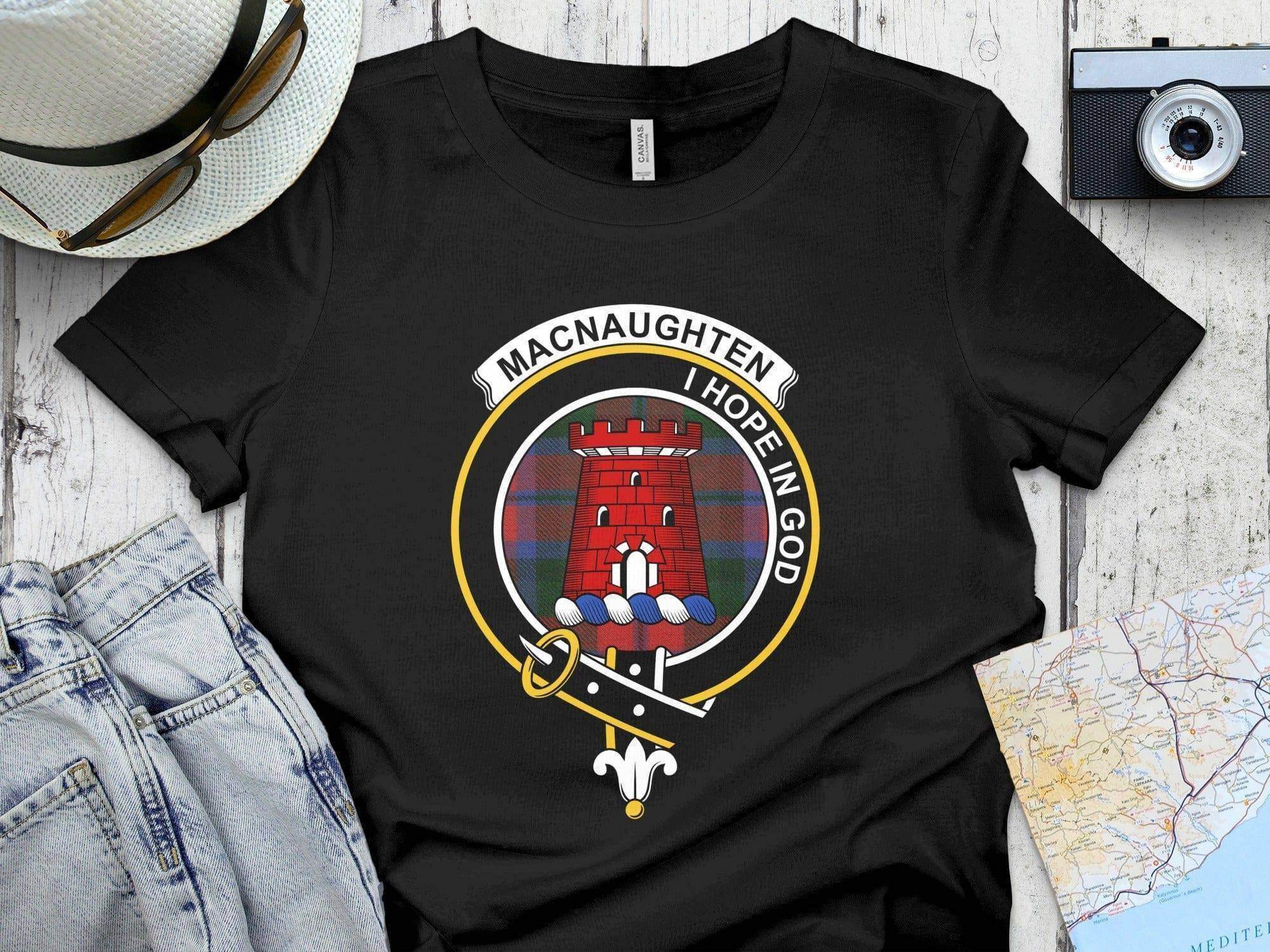 MacNaughten I Hope In God Text Crest T-Shirt