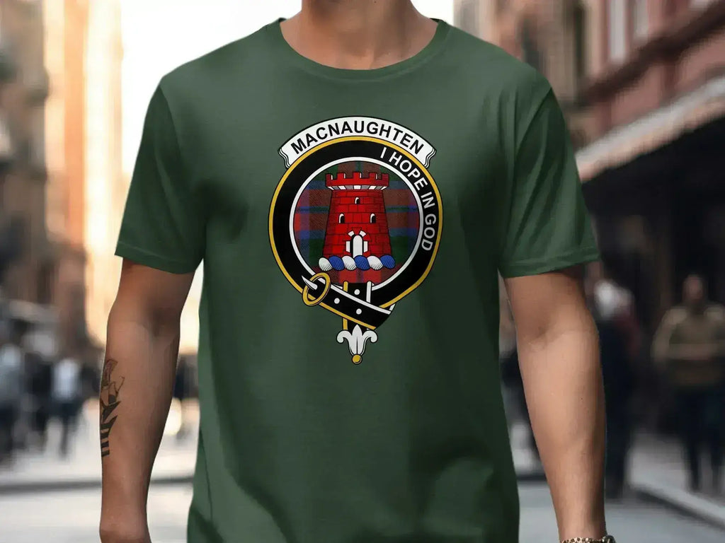 Macnaughten Hope In God Clan Crest T-shirt