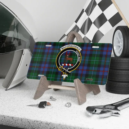 Scottish Tartan Personalized License Plate product