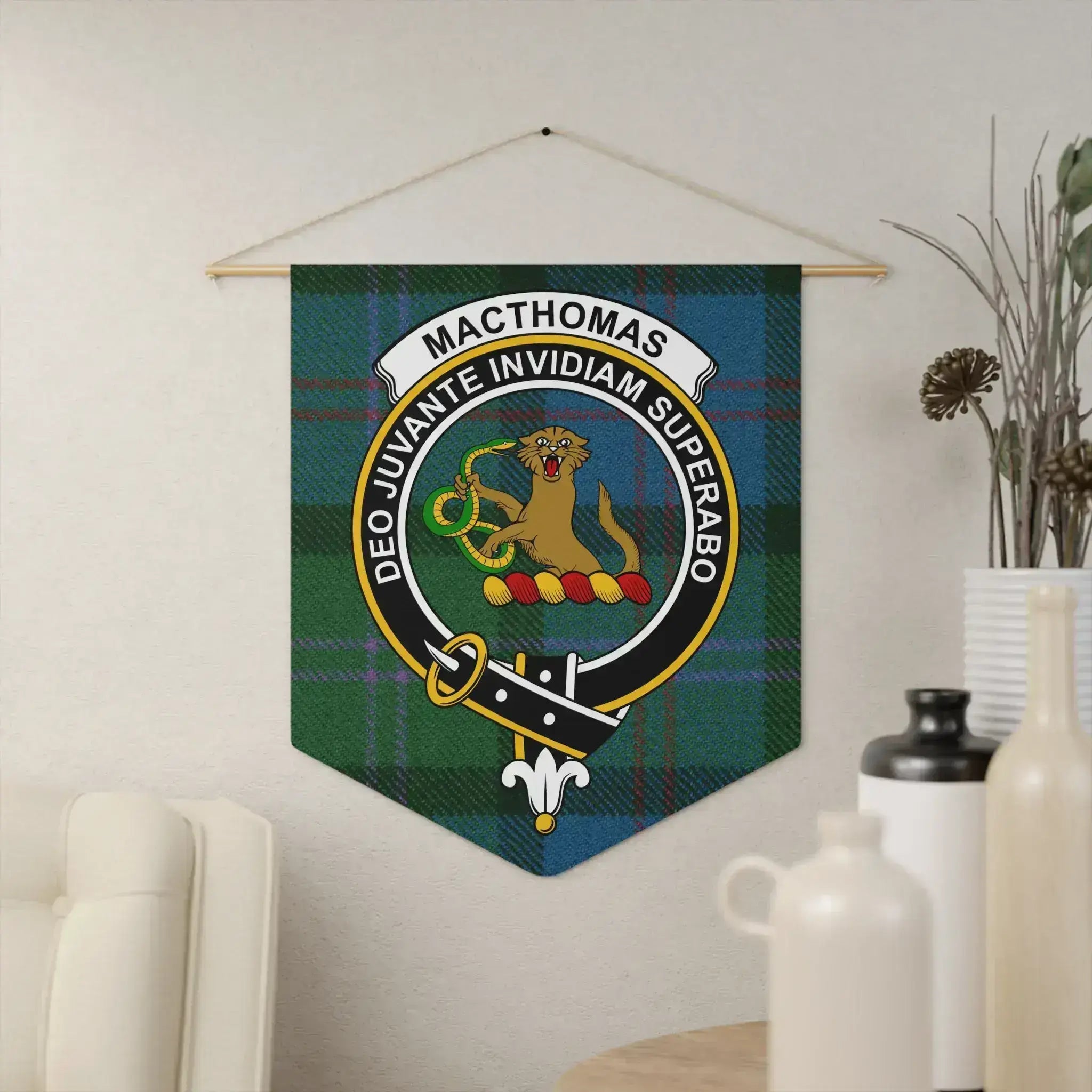 Clan MacThomas Coat of Arms Wall Hanging product