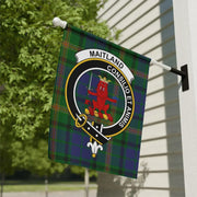 Clan Maitland Crest Tartan Garden Flag – Scottish Heritage
