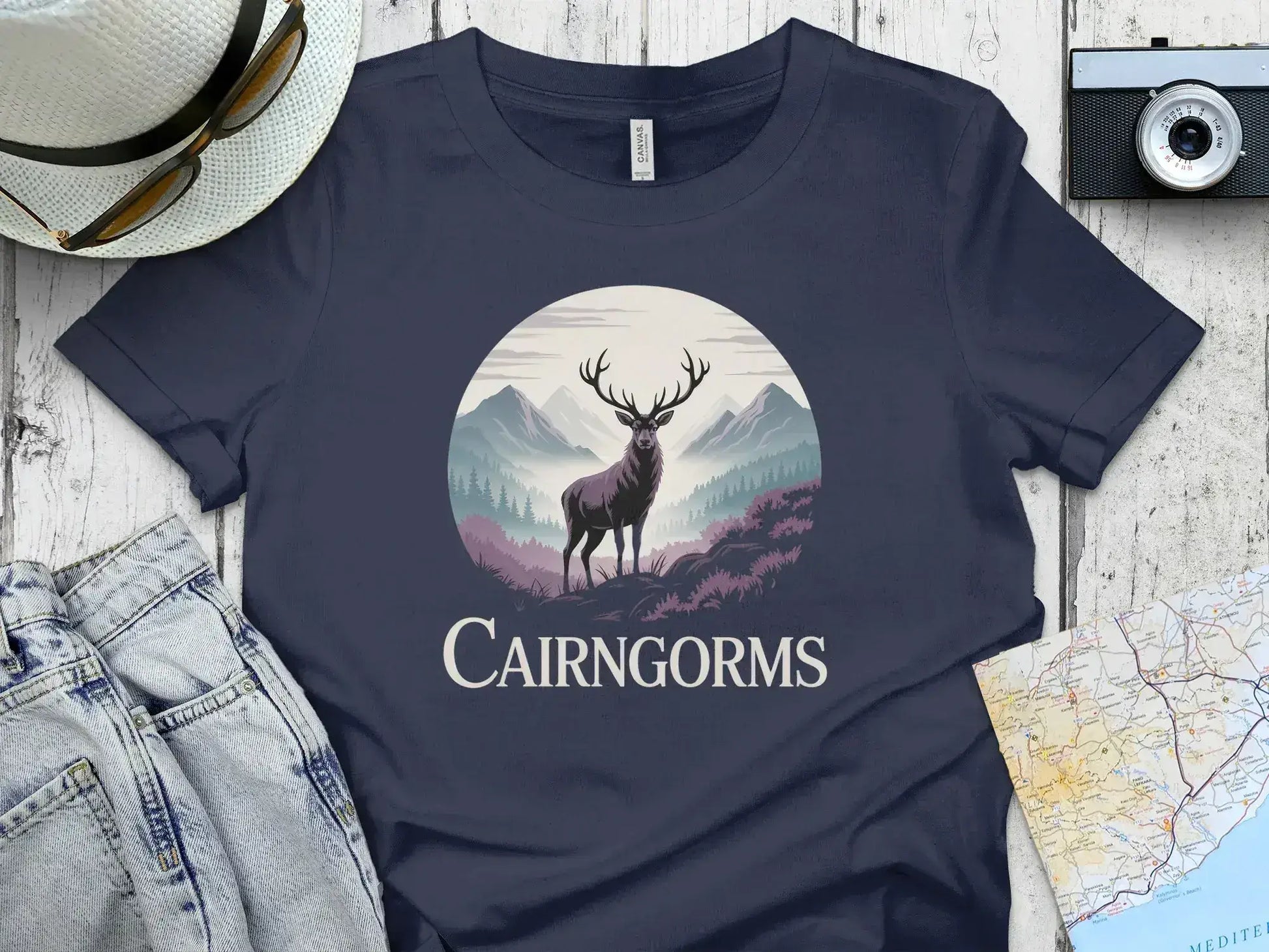 Scenic Cairngorms Wildlife Graphic T-Shirt product