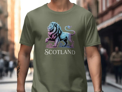 Scotland Pride Lion T-shirt men's clothing product
