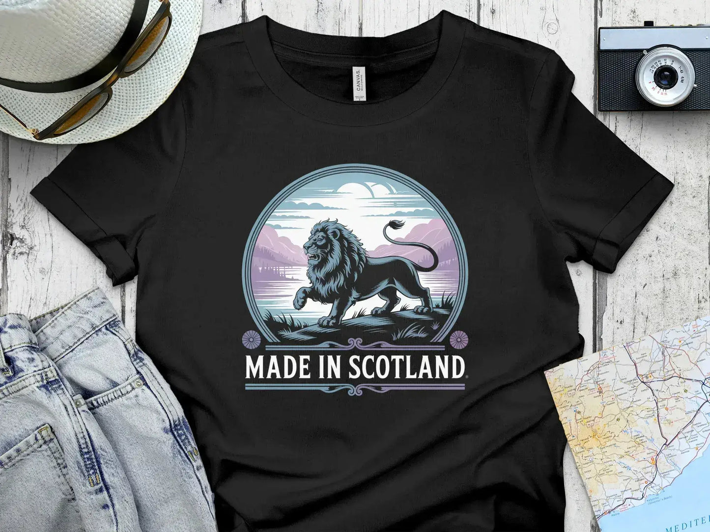 Made in Scotland Lion Illustration T-shirt product