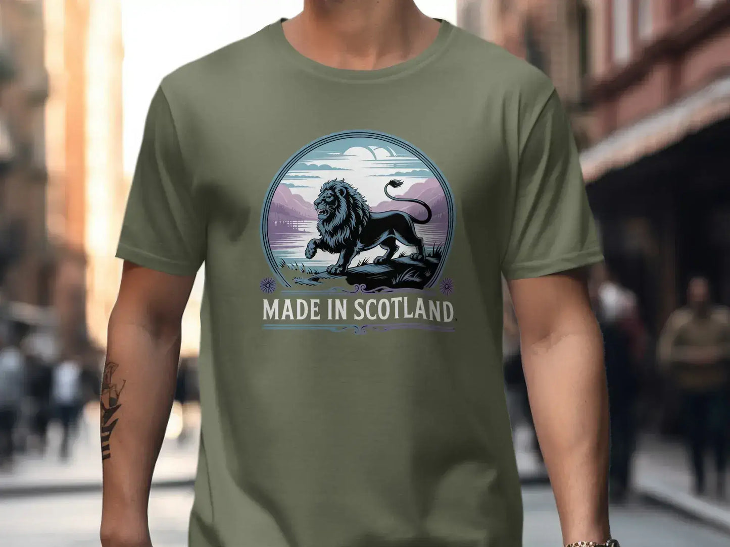 Made in Scotland Lion Printed T-Shirt product
