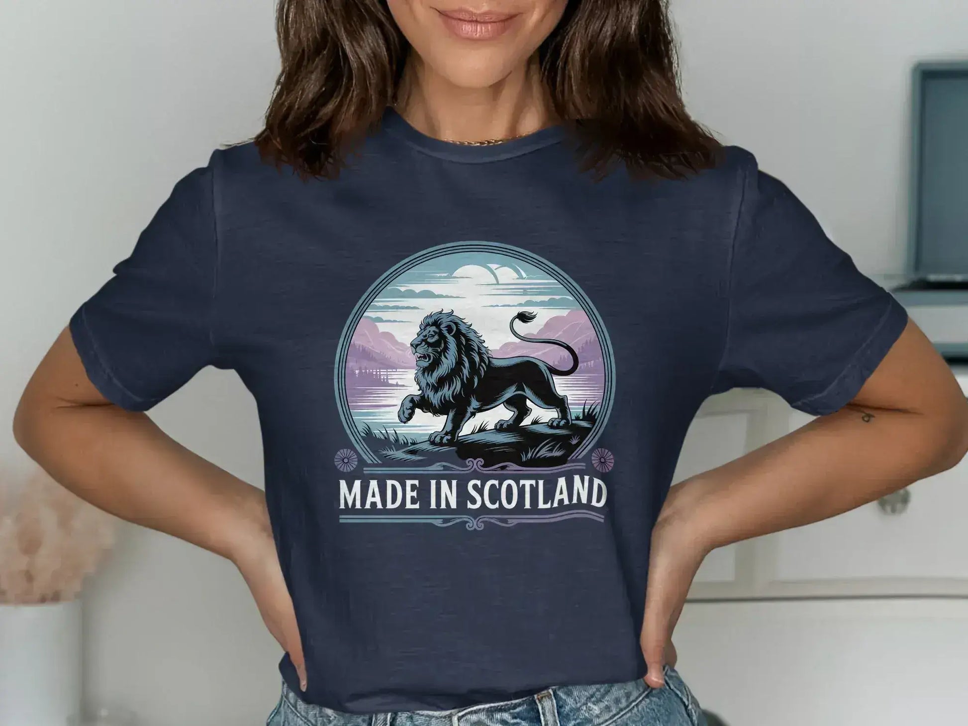 Made in Scotland Lion Print T-Shirt product