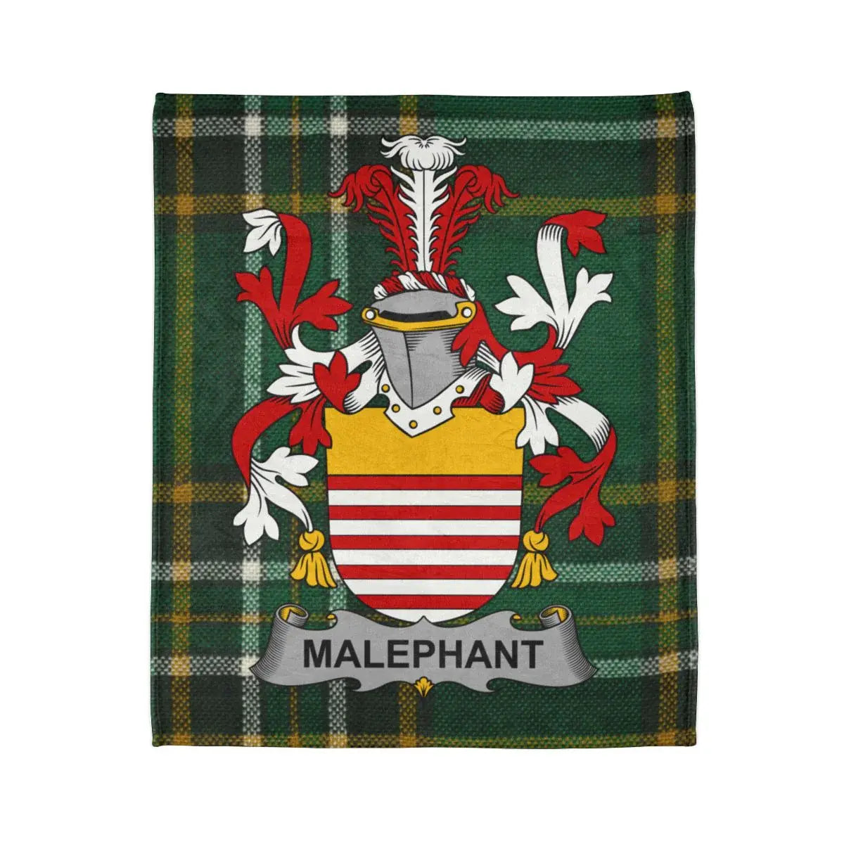 Malephant Family Crest Plaid Design product
