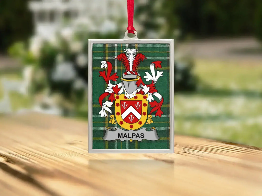 Malpas Family Crest Hanging Ornament product type