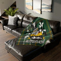 MARGETSON Family Crest Blanket in Tartan Pattern Blanket