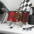 Clan Maxwell Reviresco stag crest tartan novelty license plate — 12x6 inch aluminium with printed clan design
